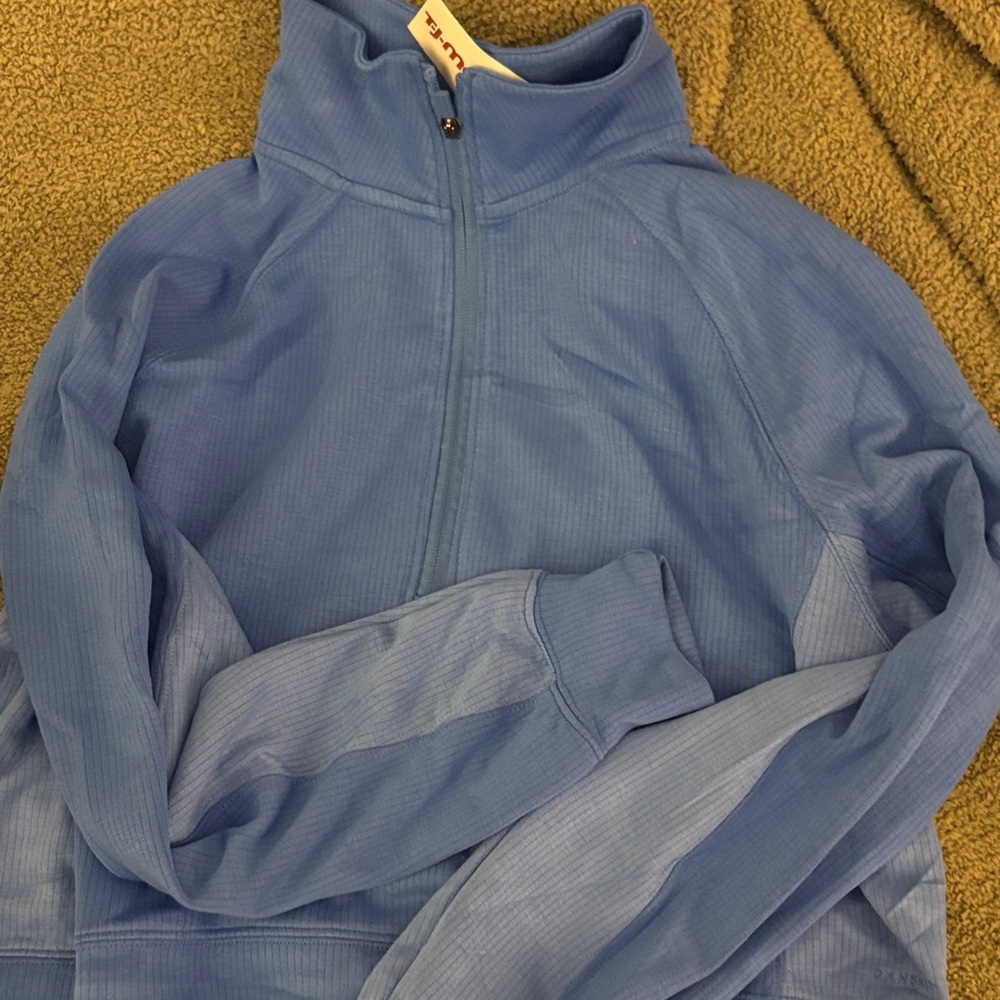 Dansk Blue Ribbed Knit Top - Picture 3 of 3